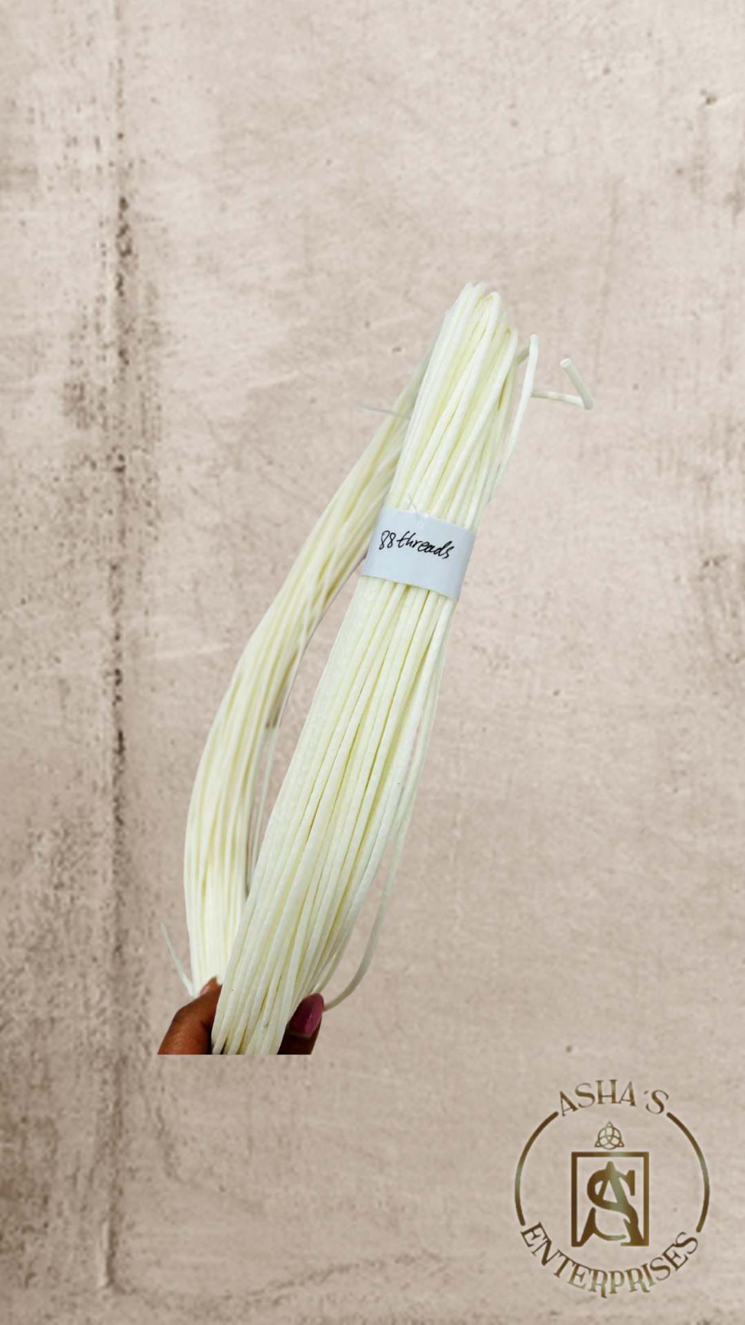 Pabilo por metro Parafinado  100% algodón – Importado Rollo 61 MTS