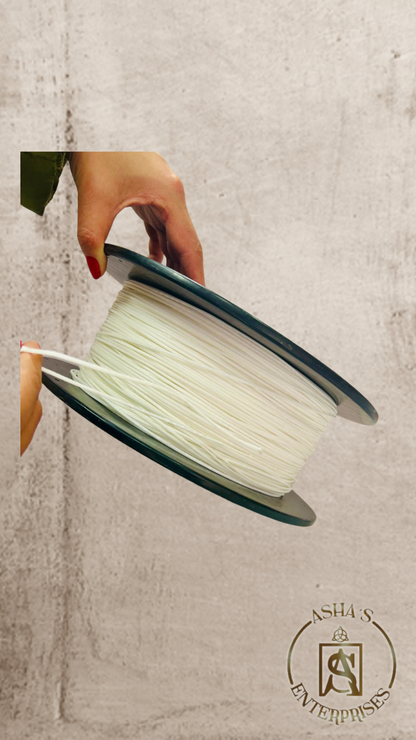 Pabilo por metro Parafinado  100% algodón – Importado Rollo 61 MTS