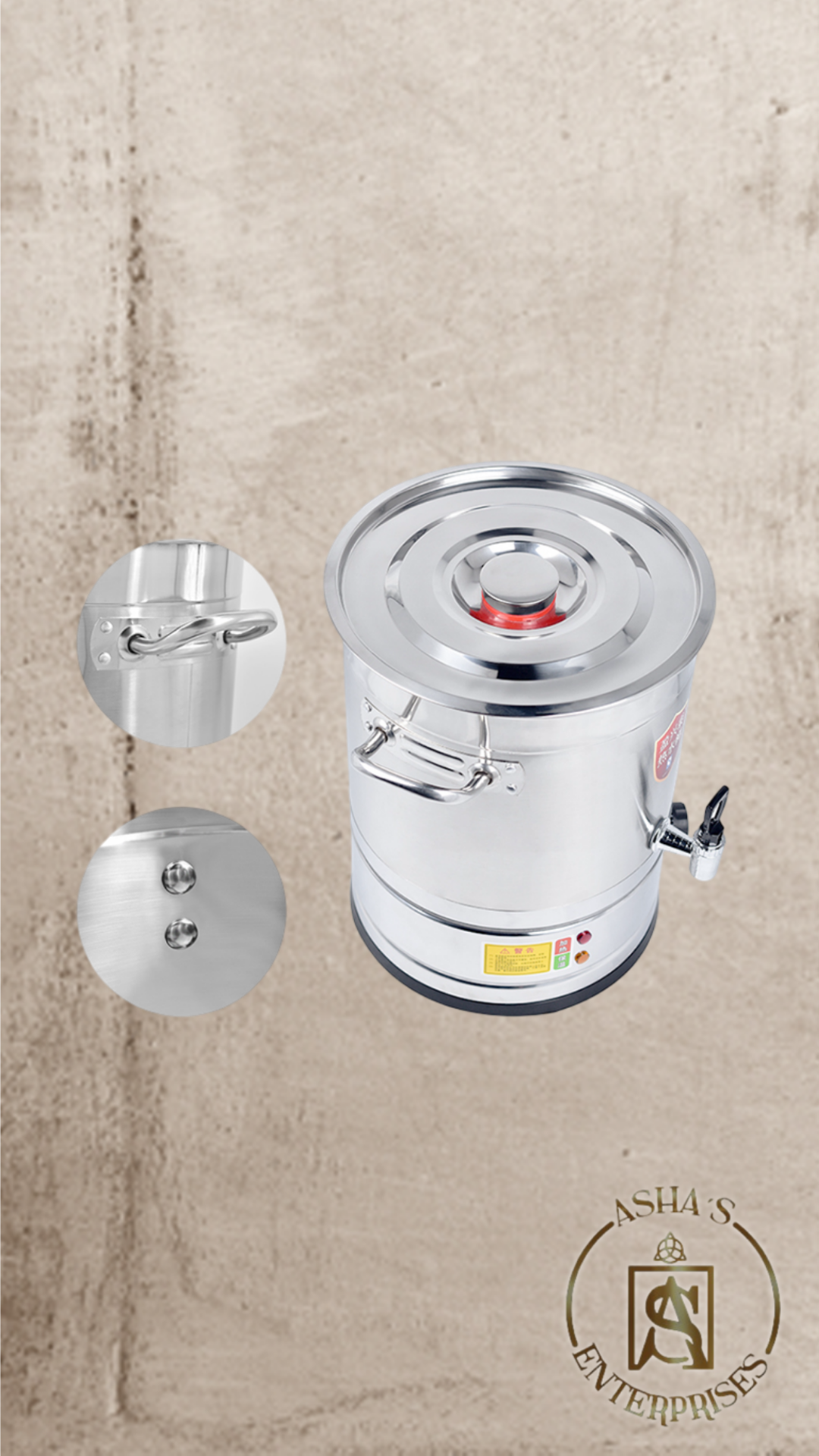 Olla Express Plateada para Derretir Cera – 28 Litros