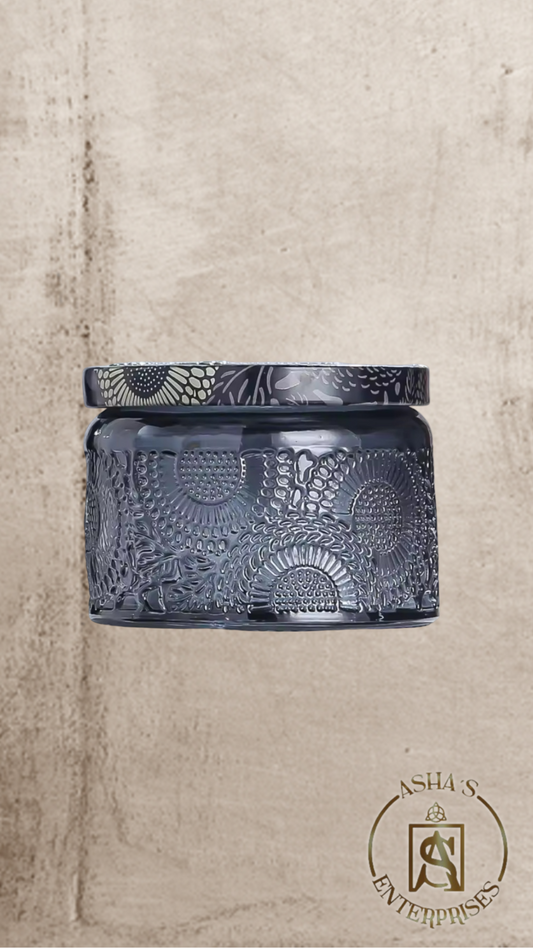 Vaso de vidrio de colores importado (Rosado, Blanco y Negro)