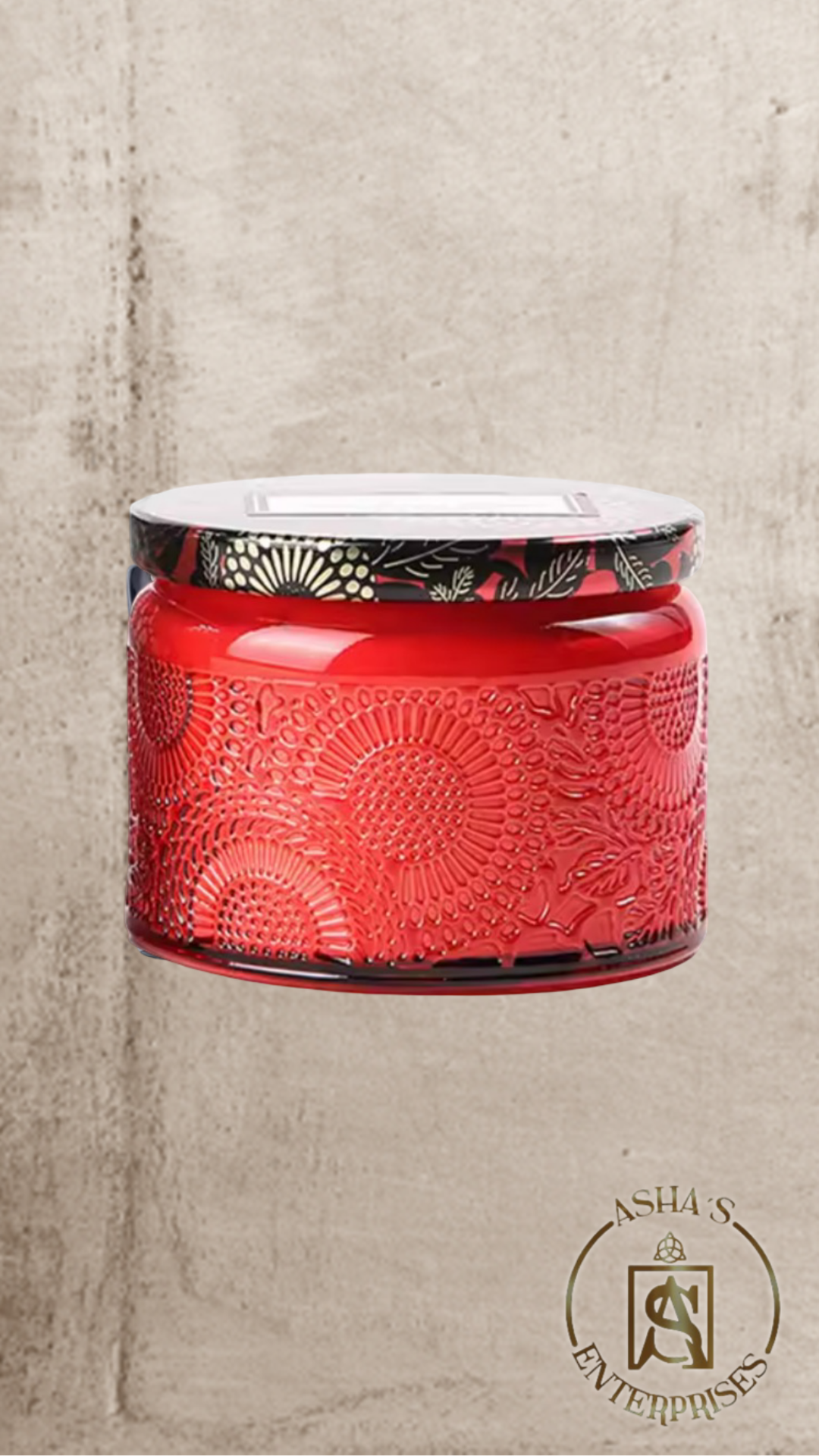 Vaso de vidrio de colores importado (Rosado, Blanco y Negro)